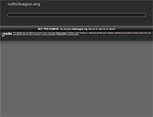 Tablet Screenshot of celticleague.org